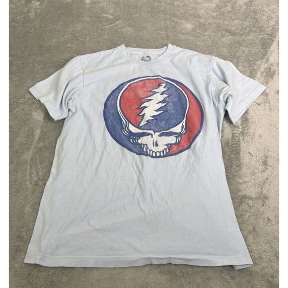 Grateful Dead Short Sleeve Band T Shirt Men's Size Medium Blue - Picture 1 of 8